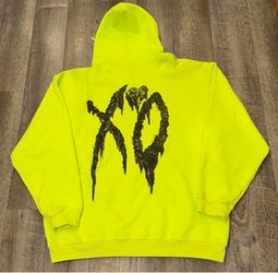 The Weeknd Lollapolloza 2018 Neon Hoodie Size 2XL