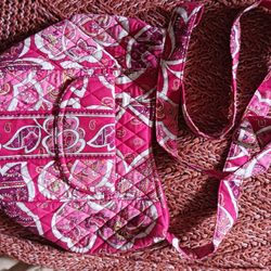 Vera Bradley Rosy Posies Red Pink Multi Purse Bag