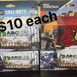 New! Halo And Call Of Duty Figurines 