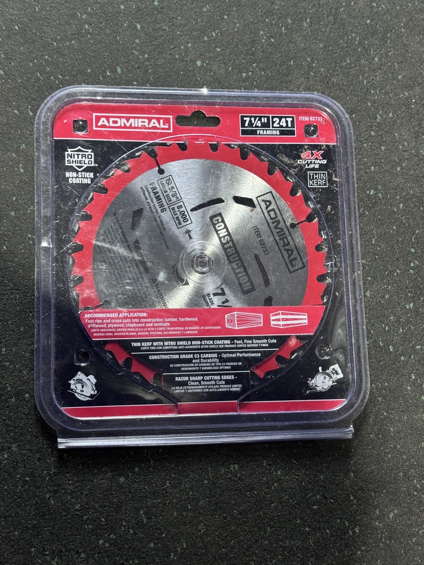 7 1/4” Circular Saw Blade