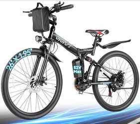 Bicicleta Eléctrica Plegable VIVI (Tipo Montaña / Doble Suspensión)