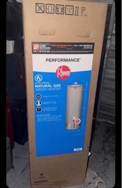 Brand new Water Heater they cost $800. I sell them all the time I got one in and it's gonna go fast I can drop off.