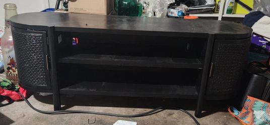 Black entertainment center