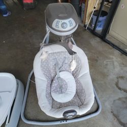 Baby Swing And Walker 