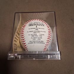 Ironman Rookie Of The Year With Crrtificate Cal RIPKEN