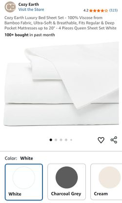 Cozy Earth Luxury Queen Sheet Set