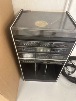 Long Play LP Stereo Casette Player Radio Phonograph Sears 