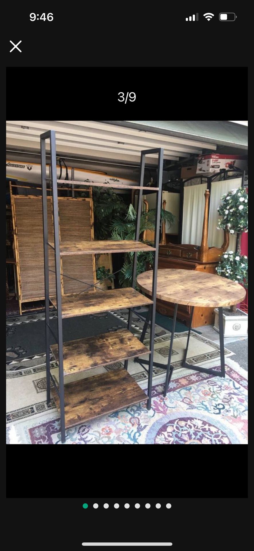 Industrial Table And Shelf Like New ($150 each)