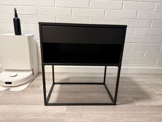Nightstands with Drawer & Open Shelf