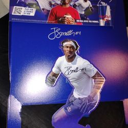 Jeremiah Smith Exclusive Red Bull Autograph Signed Ohio State Buckeyes 