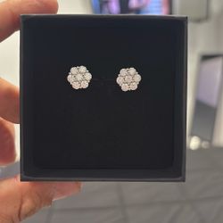 FLOWER CLUSTER MEN EARRINGS 