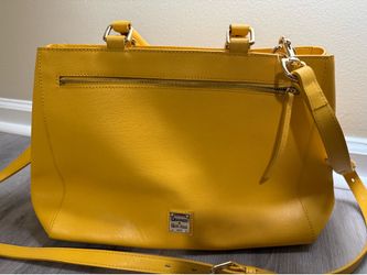 Dooney & Bourke Saffiano Leather Dandelion Zip Satchel