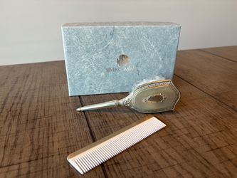 Web Silver Co. Brush and Comb Set