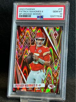 2023 Phoenix 🔥 Patrick Mahomes 🔥 SP-Orange Seismic /99 PSA 10 💎 Mint - Kansas City Chiefs