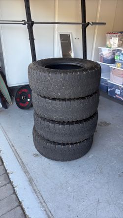 285/70/R17 BFGoodrich All-Terrain tires