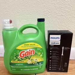 🦷 Philips Electric Toothbrush & 🧺 Gain Laundry Detergent Bundle! 🧼✨