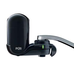 PUR PLUS Faucet Mount Water Filtration System Black FM2100B — Brand New