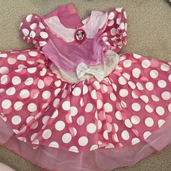 Minnie Mouse Costume Dress 3T-4T