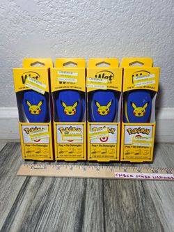 ​Lot of 4 - Wet Brush Pokémon Pop + Go Pikachu Detangling Hair Brush (Blue/Yellow Travel Compact)
Brand new, never used.
Description
​Up for sale