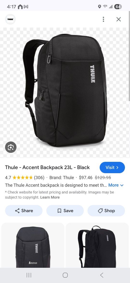 Thule Backpack 