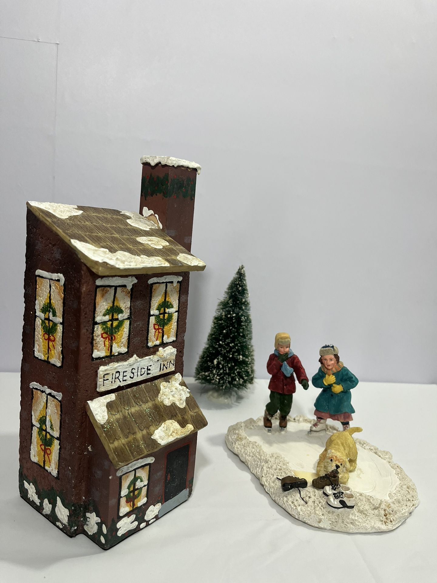 Fireside Inn Christmas Village Decoration