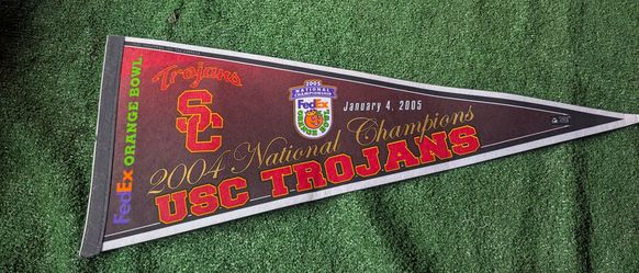 USC Trojans 2004 National Champions Pennant