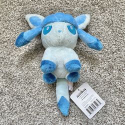 Glaceon Pokémon Center Pokedoll Plush NEW w/tags