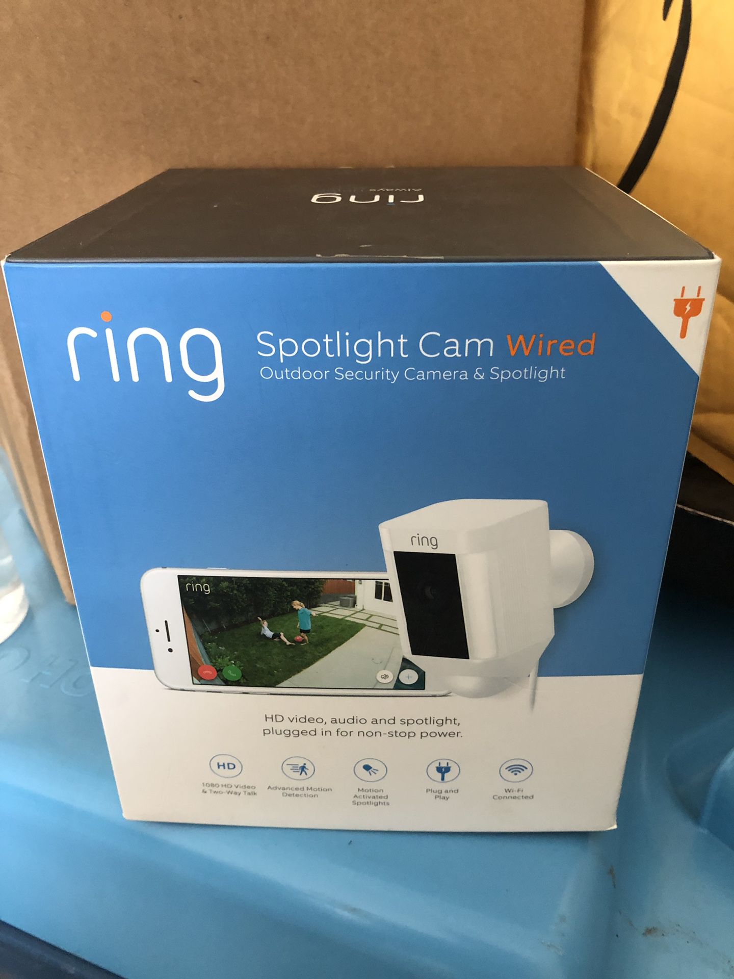 Ring Spotlight Camera Wired