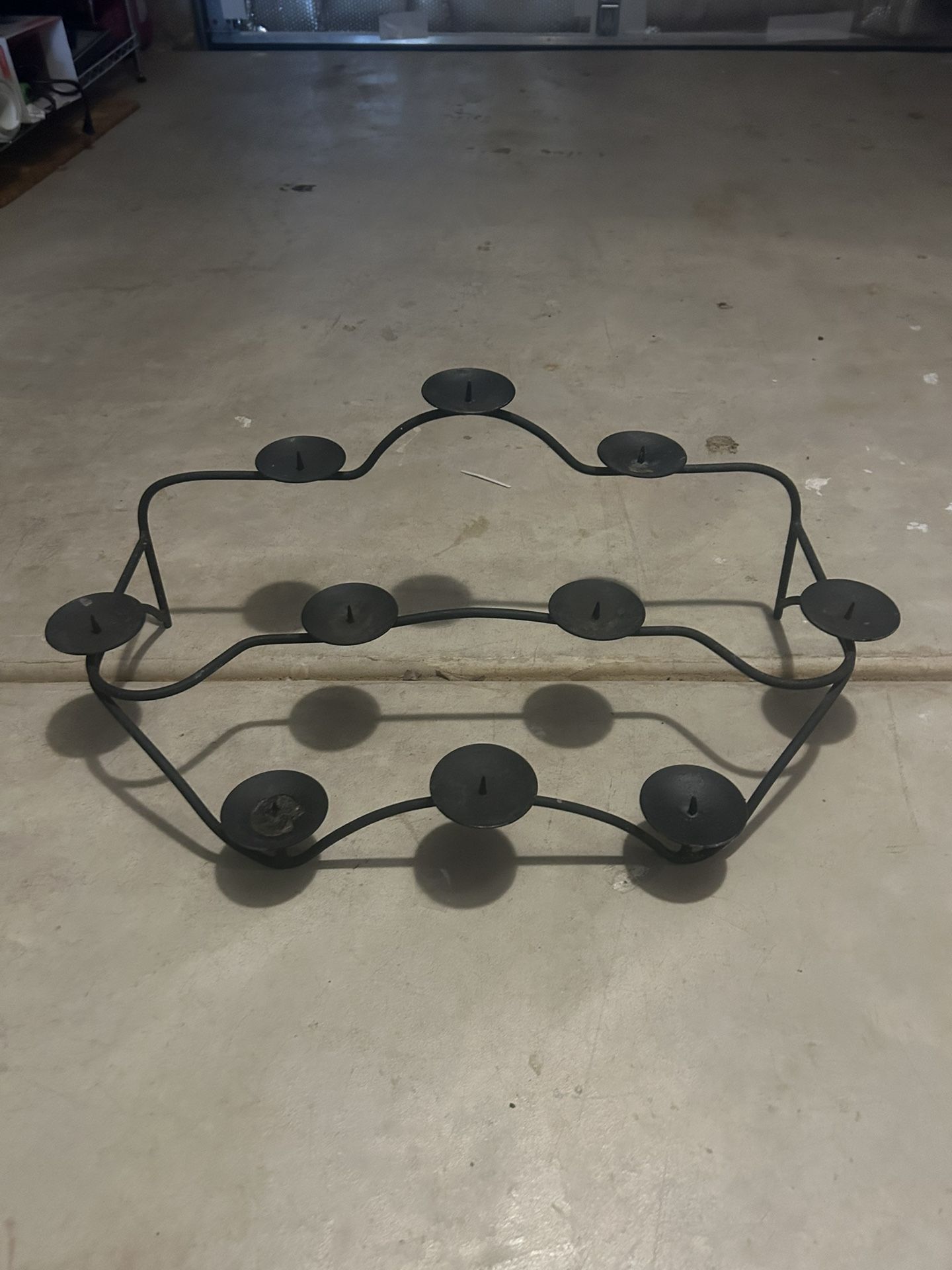 Iron Candle Display/Holder