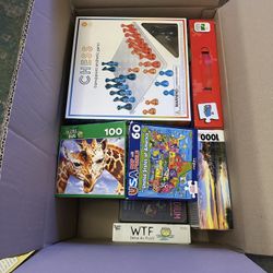Box Full Of Board games 