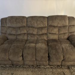 🔥 Reclining Sofa Set – Manual Recline | Couch + Loveseat + Chair | Super Comfortable 🔥