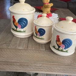 Roster Canisters Set Of 3