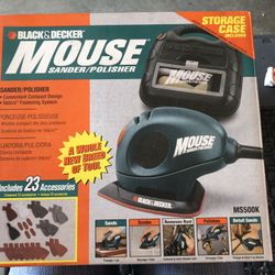 Brand New Black and Decker Sander/Polisher In Case w/23 Accessories