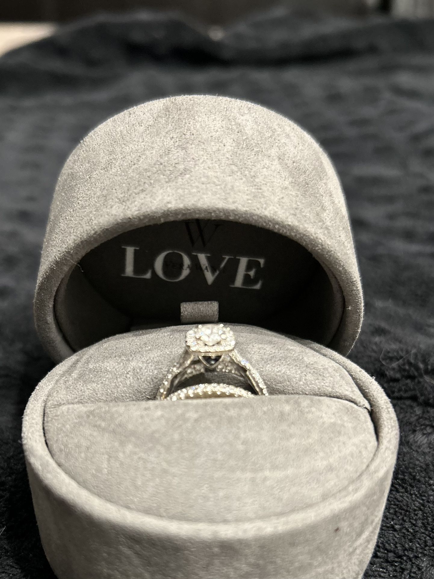 Vera Wang Engagement Ring Set, Size 6 1/2