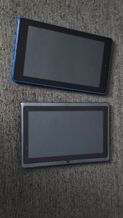 Two 7" tablets