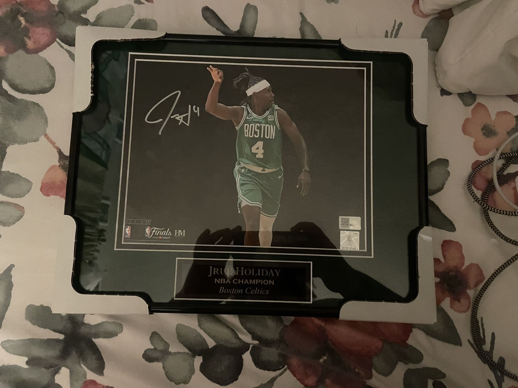 Signed 2024 Champions Picture Of Jrue Holiday