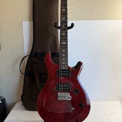 PRS SE CE 24 Electric Guitar Black Cherry Maple Top