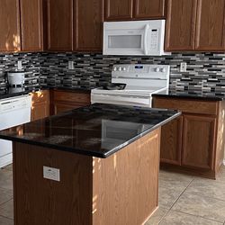 Fridge  and microwave