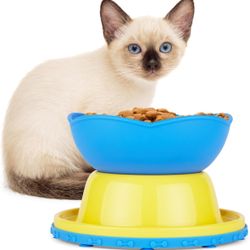 Elevated Slow Feeder (2in) For Dog/Cats