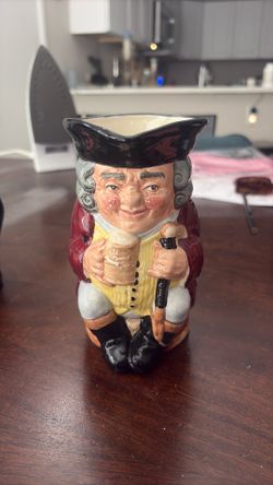 Royal Doulton Jolly Toby Jug D6109 Large Hand Painted Made in England Harry Fenton