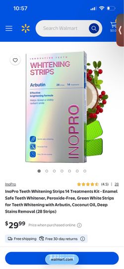 NEW INOPRO 28 whitening strips