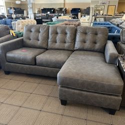 Gray Sofa Chaise 