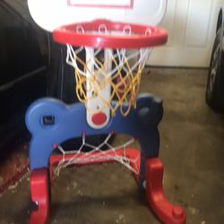 Meta De Basket Y Fútbol Para Niño Seminuevo 