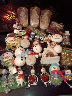 Christmas decorations.