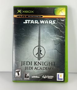 Star Wars: Jedi Knight: Jedi Academy Microsoft Xbox 2003 Complete Tested