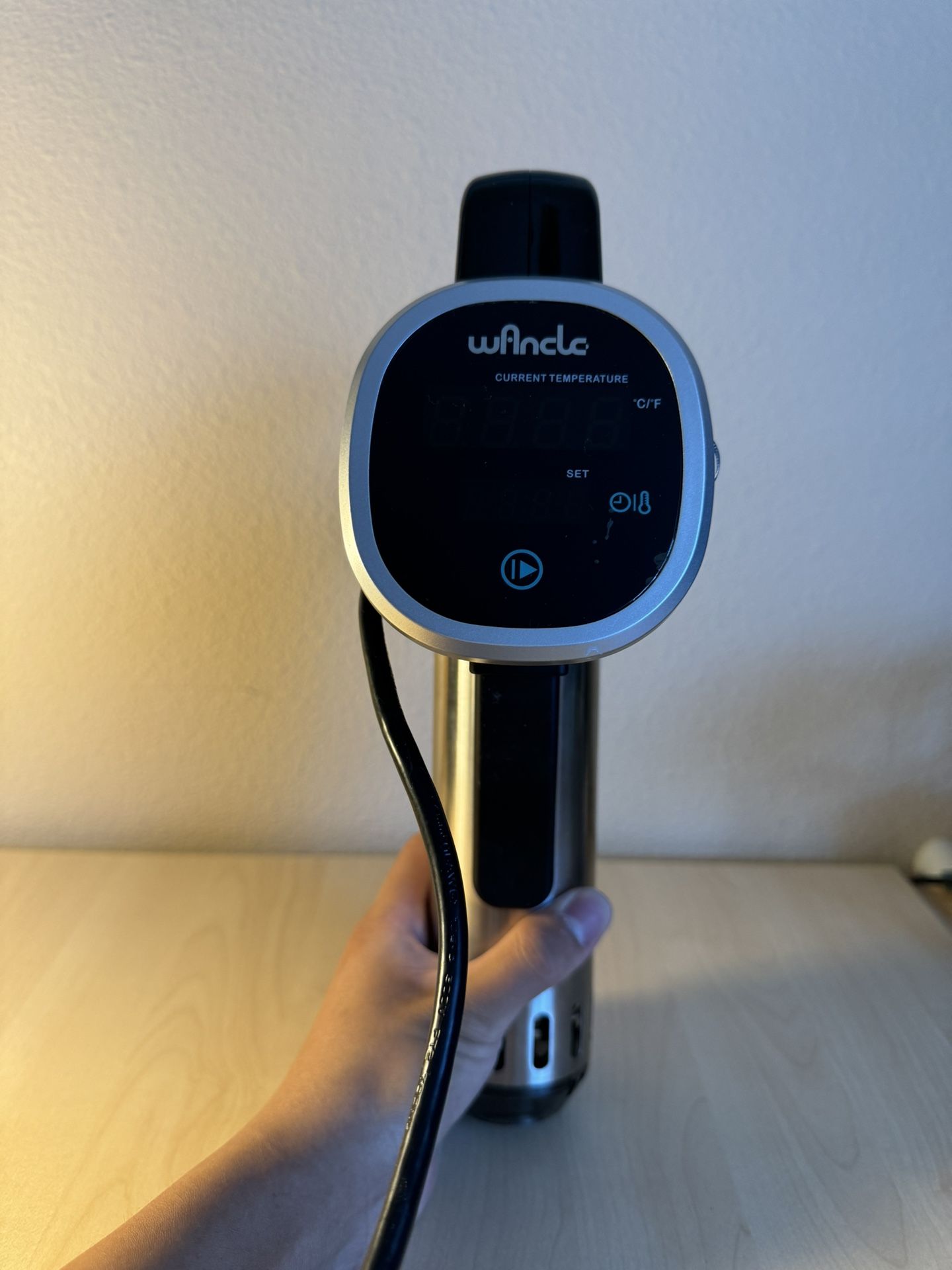 Sous Vide Cooker Wancle Thermal Immersion E-Cookbook Timer Ultra-Quiet 850W