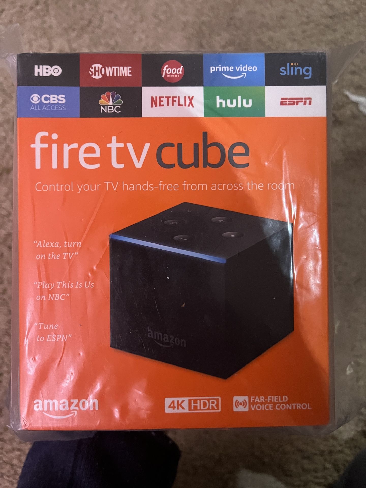 Fire TV Cube, 4K HDR. Brand New, Unopened 