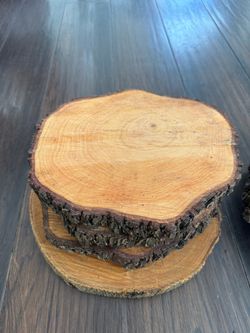 8 (12-13”in) wood center pieces