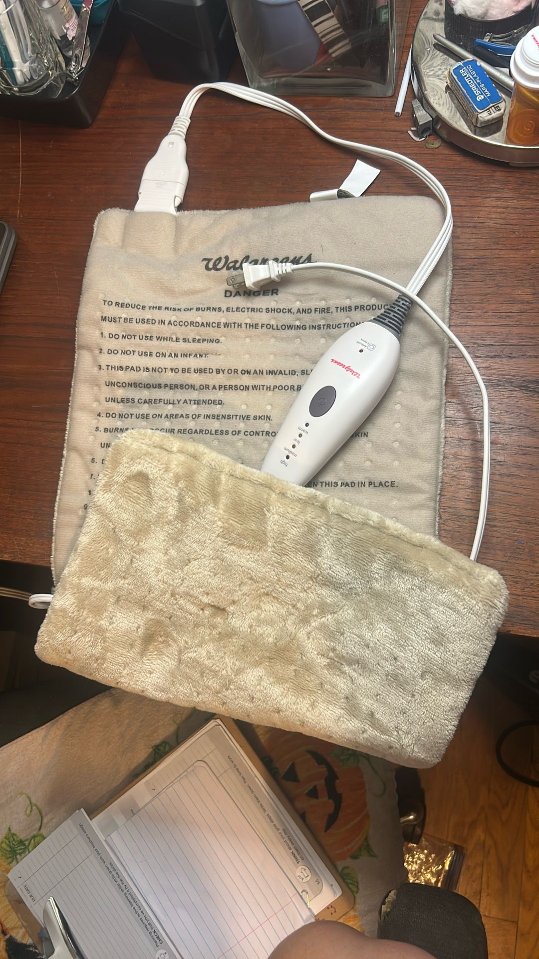 Plush Large Washable Heating Pad 3 Settings