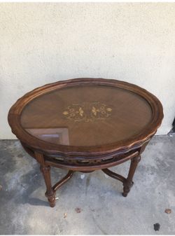 Antique Table Glass Top